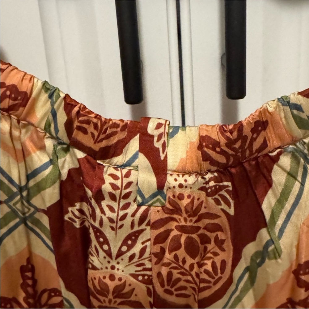 Farm Rio Floral Patterned Wide-Leg Pants - Picture 4 of 5